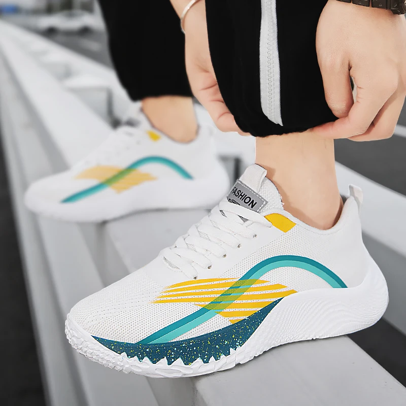 NEW 39-44# Men's Fashion Comfortable Casual Sneakers Adult Teenagers Outdoor Running Shoes Walking Shoes School Sports Shoes