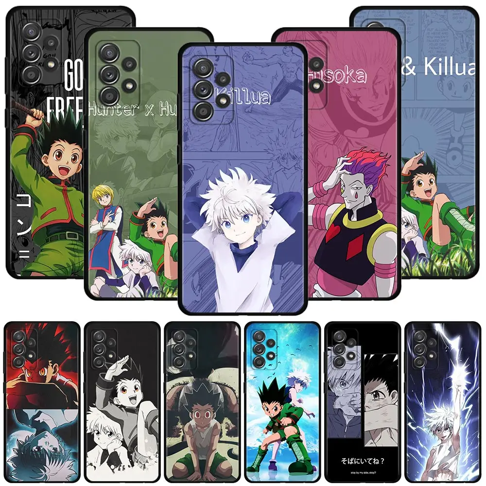 Чехол для Samsung Galaxy A12 A51 A71 A41 A31 A13 A11 A01 A72 A52 A42 A32 A22 A52s A21s A02s A03 A02 Hunter X HXH Anime |
