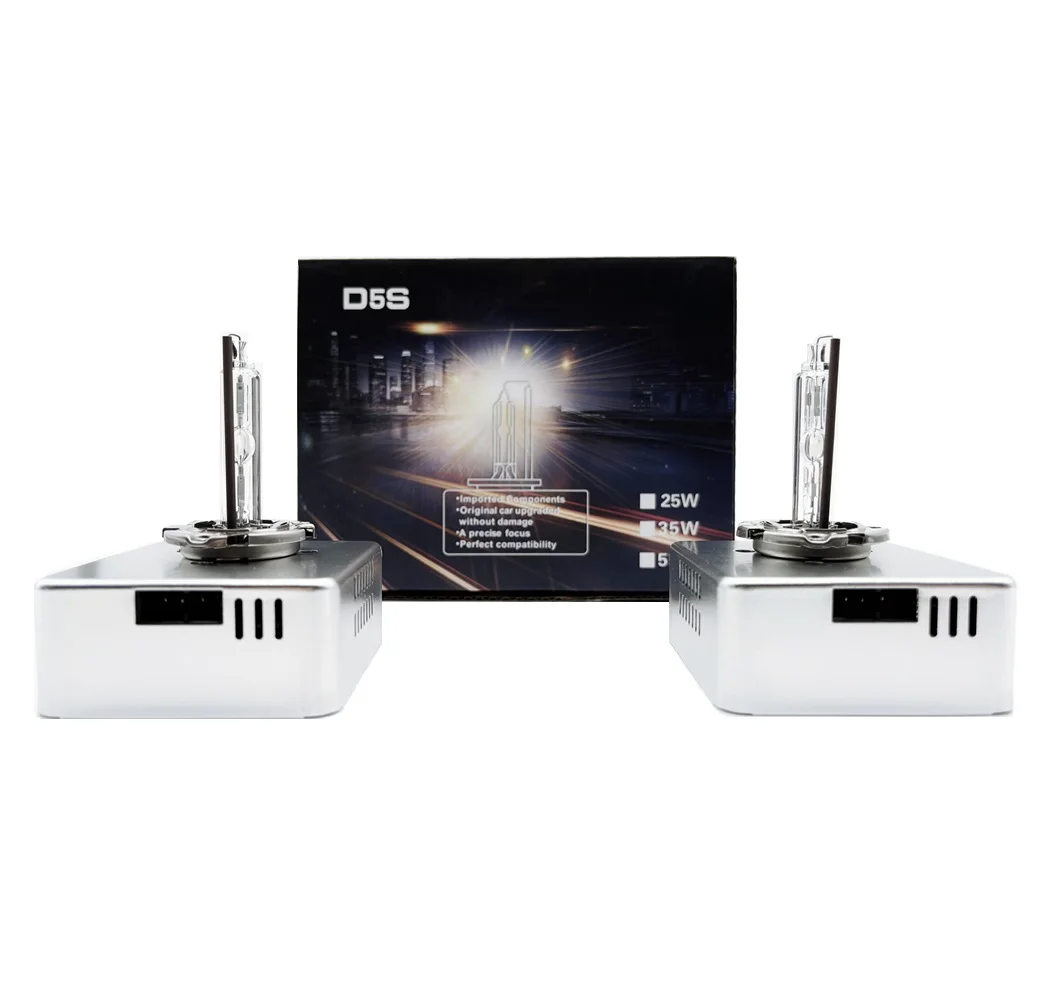 Скидка Высокая яркость 3651lm ксенон D5S лампы подлинные D5S 5500K 35W 12V ксенон HID лампы фары 3F19 лампы Замена GLOWTEC