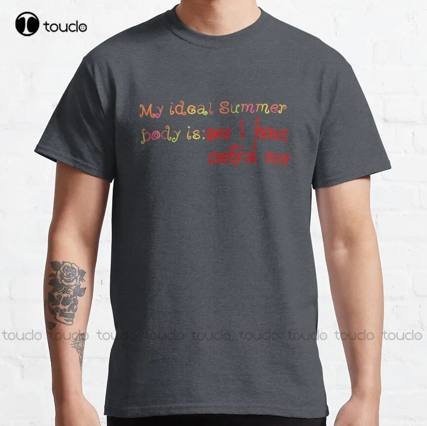 Ideal Summer Body Classic T-Shirt Abortion Ban Tshirt Ruler Custom Aldult Teen Unisex Digital Printing Tee Shirts Xs-5Xl Unisex