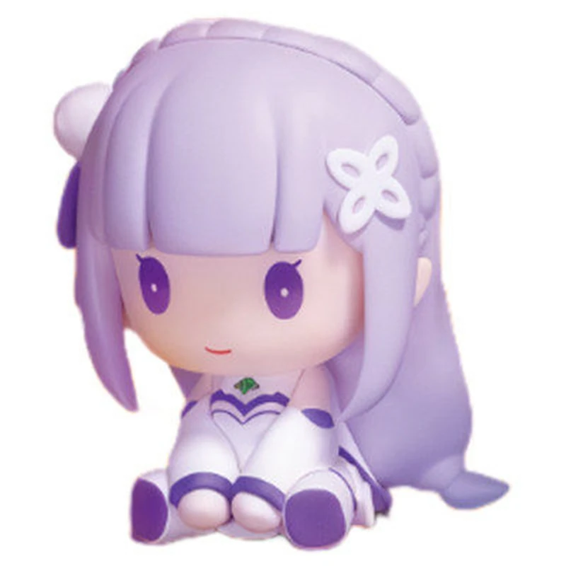Фото Оригинальная фигурка Emilia из Blind Box по аниме Re:ZERO - Starting Life in Another World от Bushiroad, модель Ram, Mystery Box, украшение, подарок №4