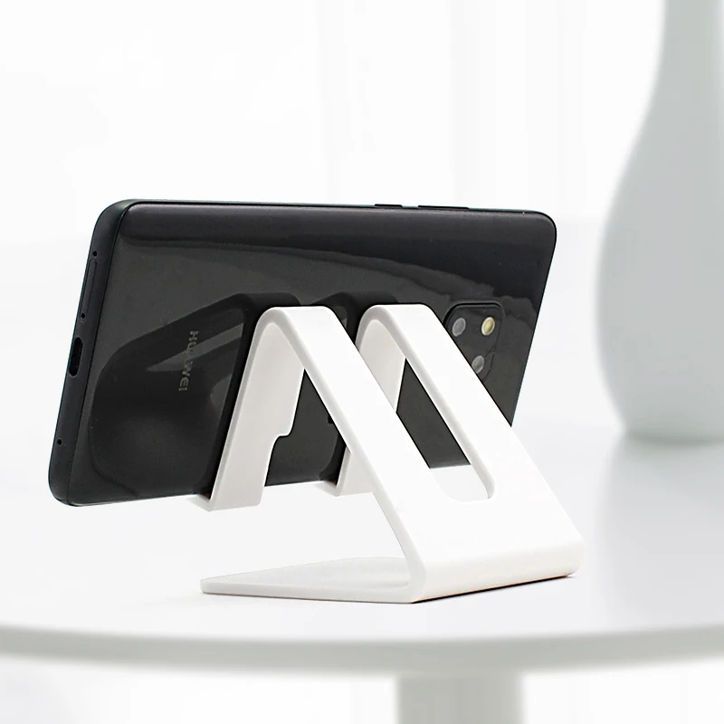 Desk Cell Phone Holder Triangle Mobile Tablet Stand Universal Plastic Desktop Support Telephone For Iphone Xiaomi IPad Bracket