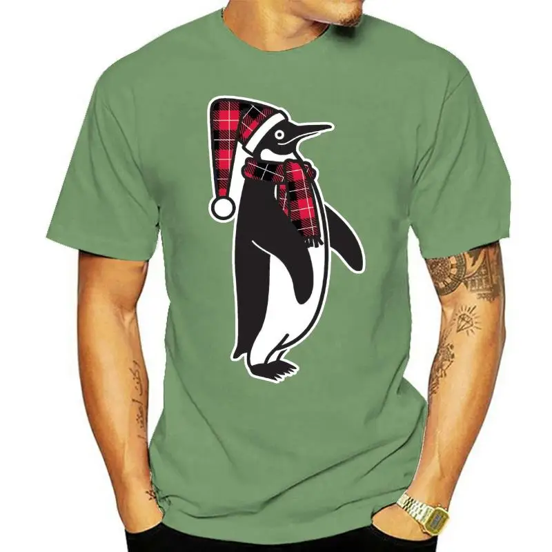 

Лидер продаж, топ, одежда для фитнеса, топы, мужские футболки в клетку с пингвином, Буйволом, с коротким рукавом, из полиэстера