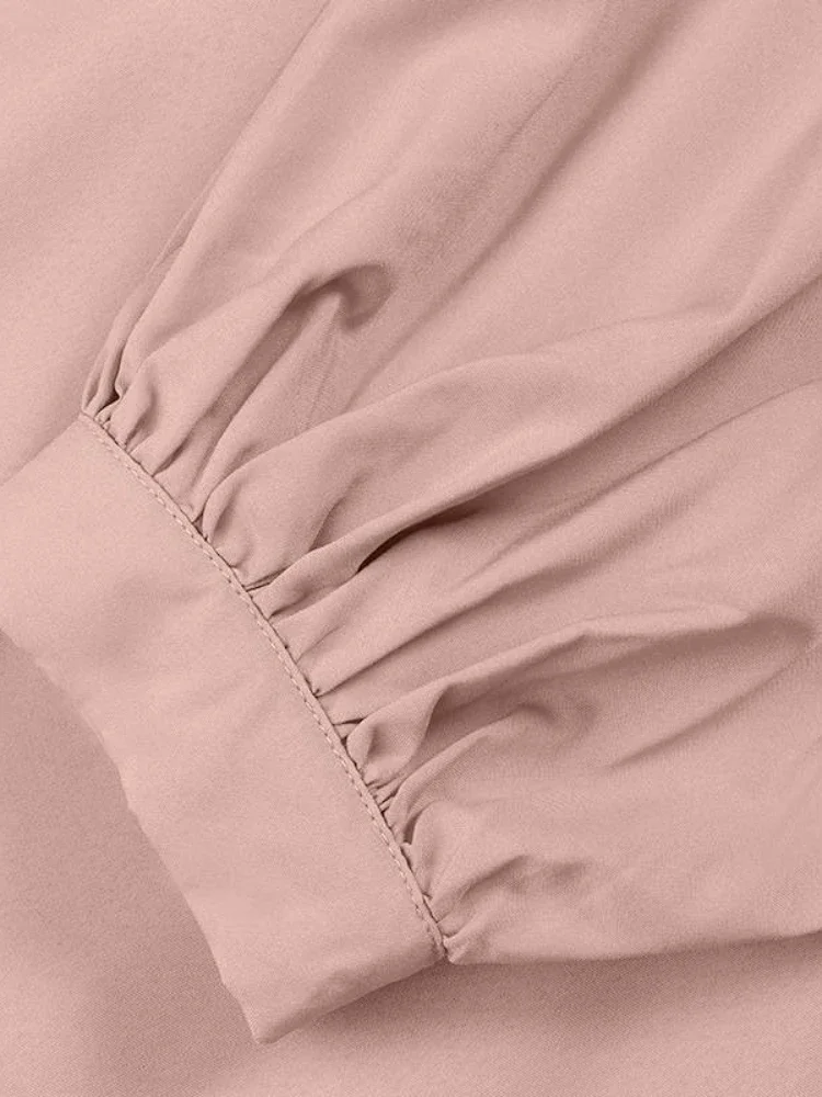 Осеннее мусульманское платье с пышными рукавами в марокканском стиле женские