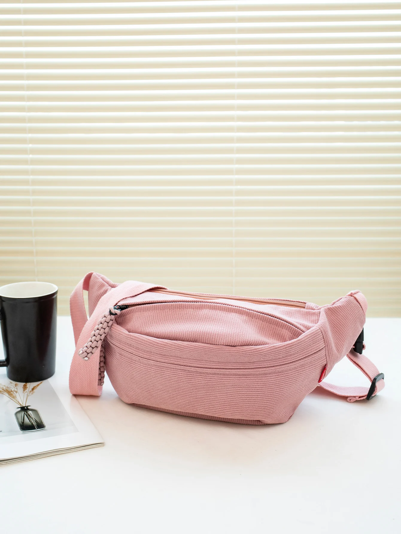 JIOMAY 2024 Женская Модная Текстурированная Сумка Через Плечо Бархатная На