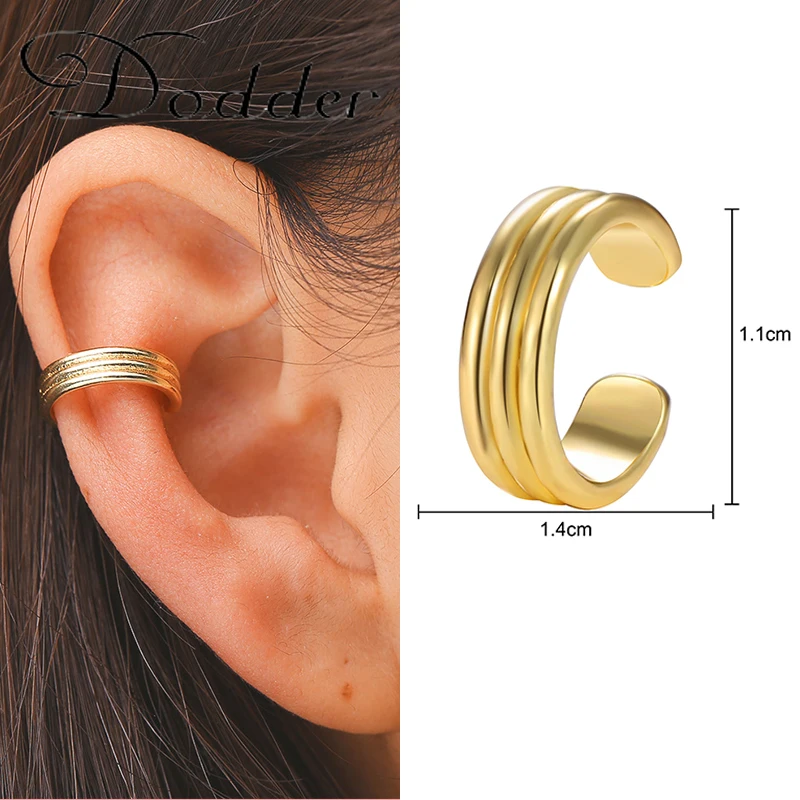 Серьги-манжеты женские под золото без пирсинга | Украшения и аксессуары