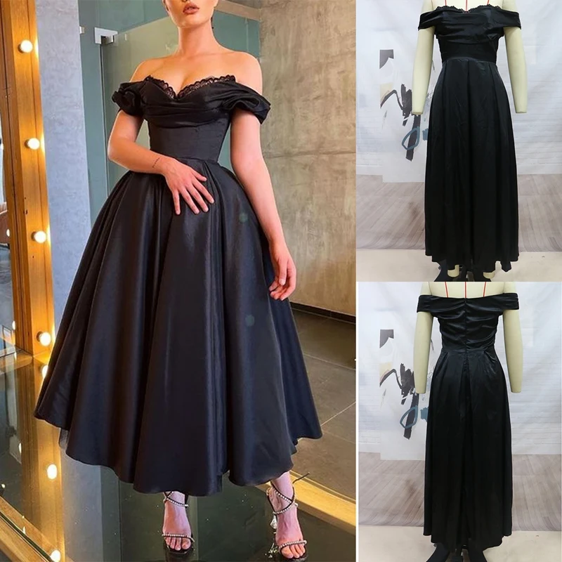 

Women's Off Shoulder Long Formal Sexy Evening Party Ball Prom Gown Formal Cocktail Wedding Long Dress