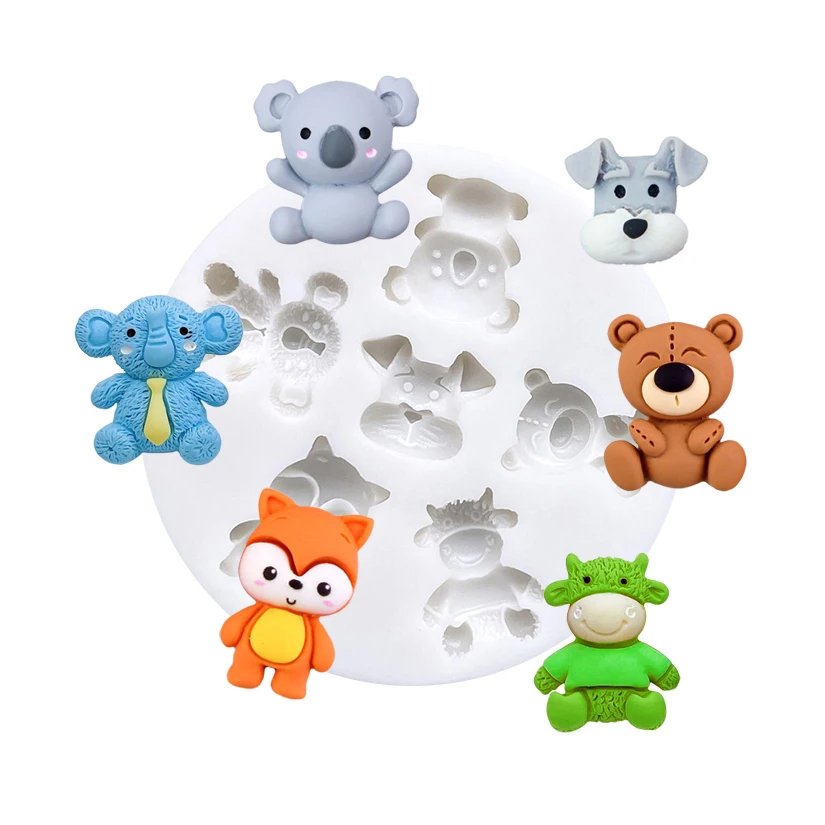 

Силиконовая форма для выпечки Fengying Bear Koala Dog Fox