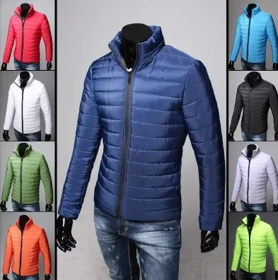 

2023New 2022 brand men's jacket cotton padded warm padded Slim collar padded cotton padded