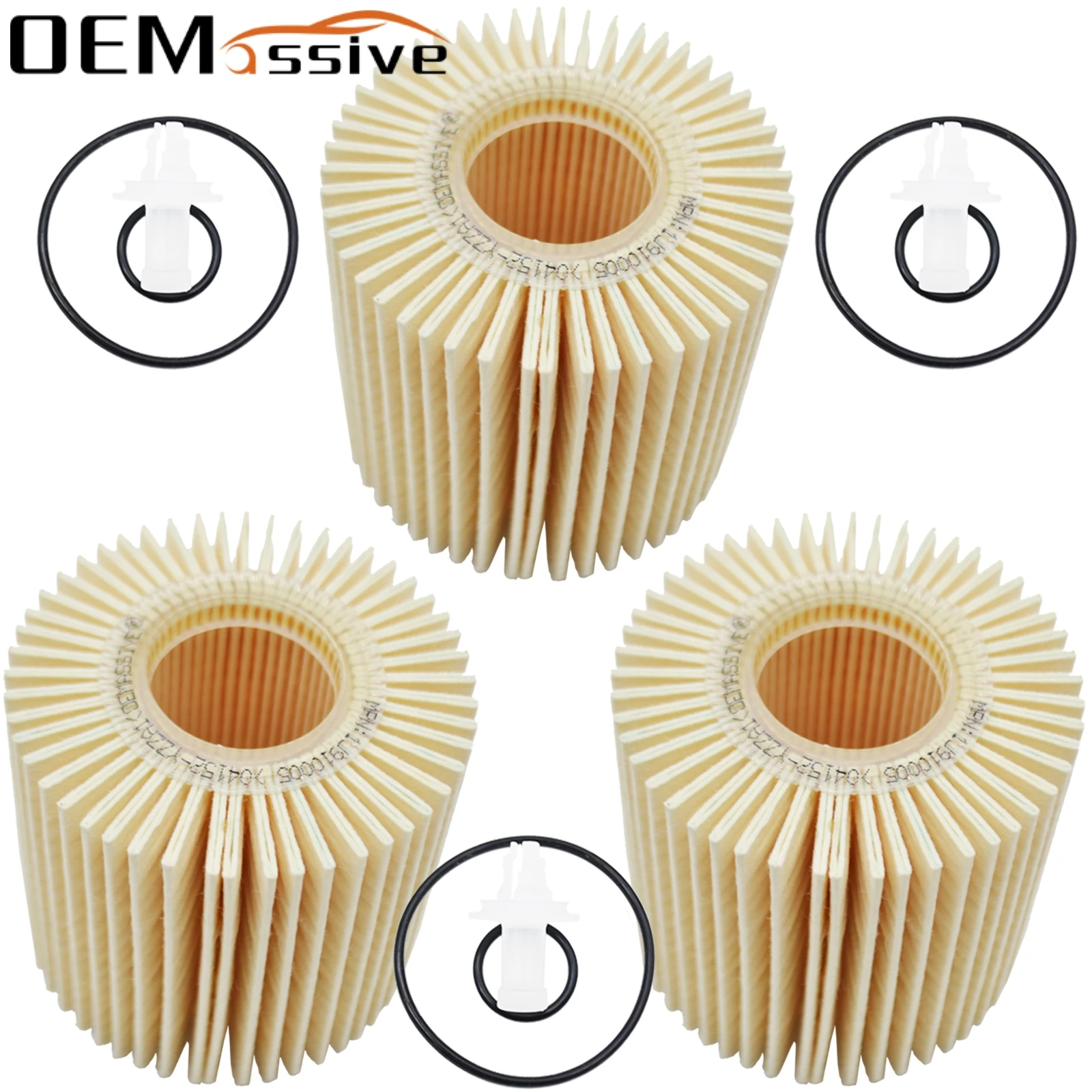 

Масляный фильтр 3 шт. для Lexus ES GS IS NX RX Toyota Aurion Camry Kluger RAV4 Avalon Highlander Sienna Tacoma Venza Scion 04152-YZZA1