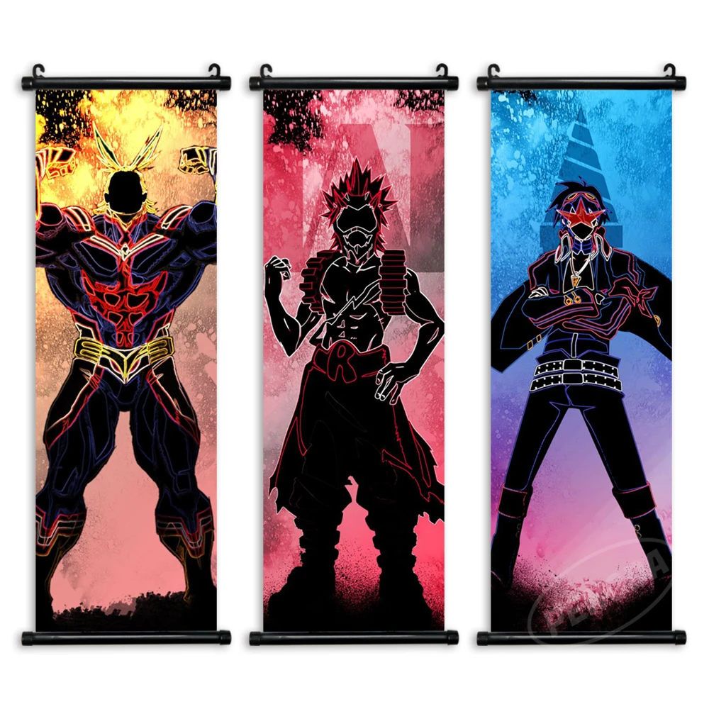 

Anime Decor Hd Prints Hanging Pictures Home Decoration My Hero Academia Scrolls Painting Canvas Naruto Poster Wall Art For Room