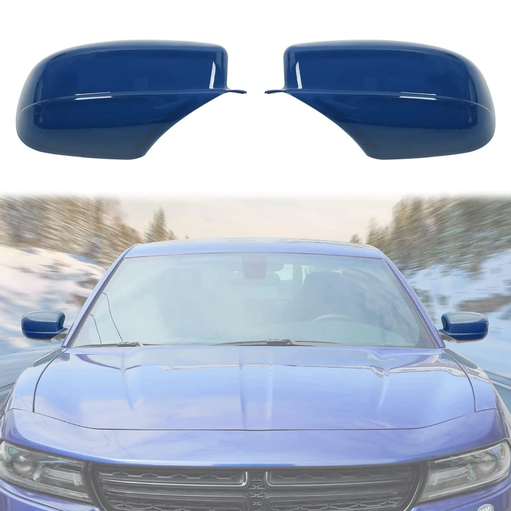 

Декоративная накладка на зеркало заднего вида для Dodge Charger 2010-2021 Chrysler 300C 2011-2021, аксессуары, АБС-пластик, синий