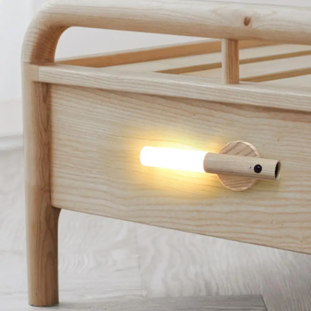 

1 Set Convenient Body Induction Lamp Modern LED Lamp Self Adhesive Auto On/Off Indoor Motion Sensor LED Night Lamp Decorative