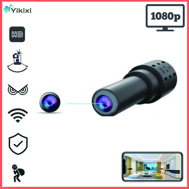 

Мини-IP-камера с функцией ночного видения, Wi-Fi, 1080P