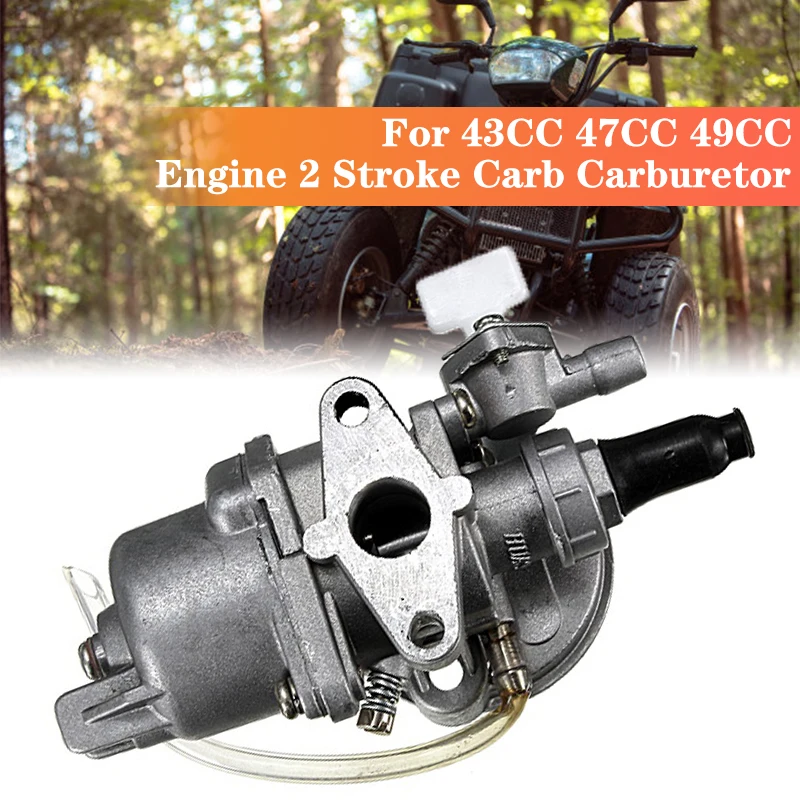 

43CC 47CC 49CC Engine 2 Stroke Carb Carburetor For Rocket Mini Chinese Quad ATV Dirt Bike Motorcycle