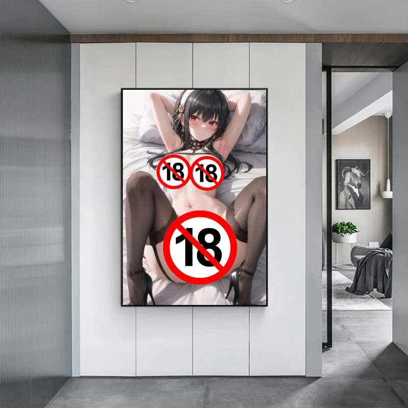 Манга Аниме OL Caspaly сексуальные девушки обнаженные картины настенное украшение