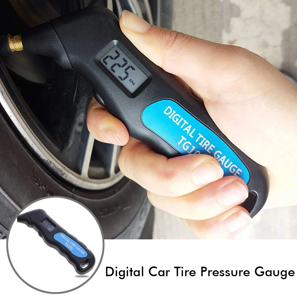 

Digital Car Tire Pressure Gauge Air Pressure Gauge Meter LCD Display Manometer Barometers Tester for Car Truck Motorcycle Bike