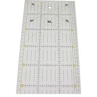 diy acrylic patchwork ruler measuring ruler transparent acrylic material drawing stitching tool sewing patchwork tailor ruler
