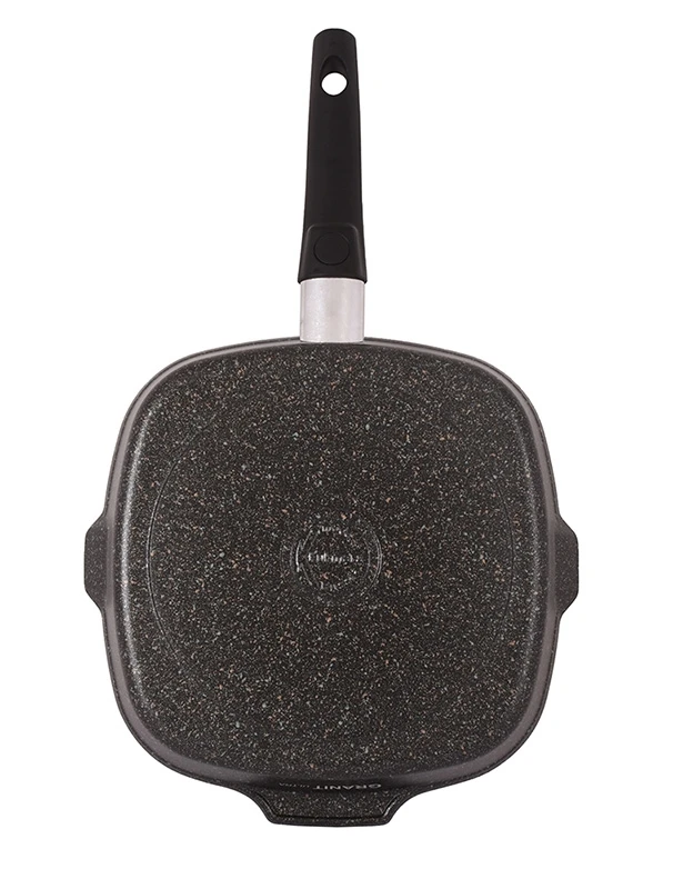 Frying pan grill 26-28 cm kukmara Granit ultra original removable handle glass lid | Дом и сад