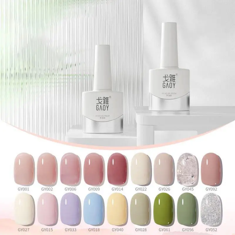 

11ml Gaoy Goya Jelly Nail Polish Gel Vernis Semi Permanent UV Vanelisa Gel Polish Nail Art DIY Nails Charm Beauty
