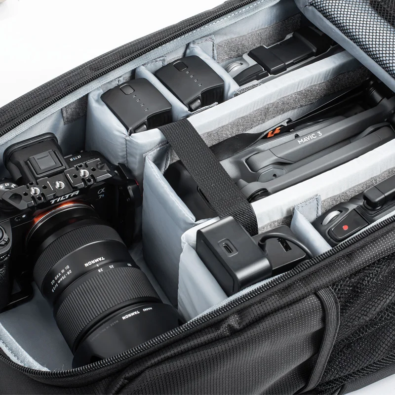 DJI Mavic 3 Backpack Waterproof Carrying Case DIY Liner Knapsack Shoulder Bag for DJI Mavic 3 Drone Accessories Storage Bags