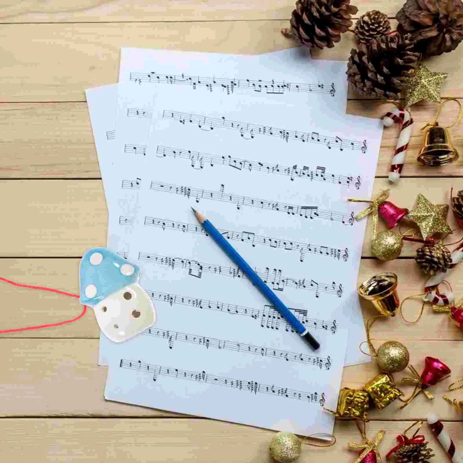 Окарина с отверстиями для путешествий детский грибной духовой инструмент