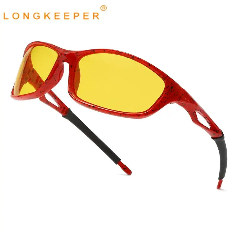 

2023 спортивные поляризованные солнцезащитные очки ночного видения для рыбалки обернутые вокруг улицы женские солнцезащитные очки Menuv400 очки для вождения