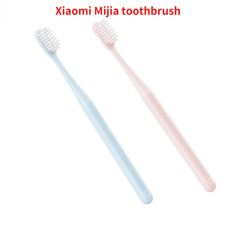 

Зубная щетка Xiaomi Mijia 1/2/4 шт., импортная ультратонкая мягкая для ухода за волосами, зубная щетка для ротовой чистки, 2 цвета, розовая Синяя