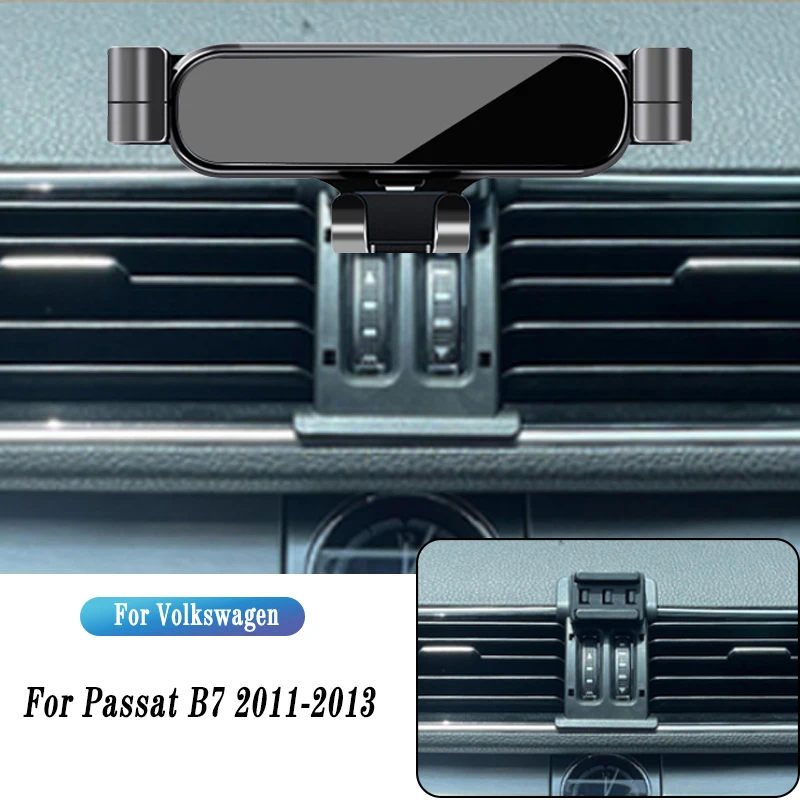

Автомобильный держатель телефона для Volkswagen Passat B7 B8 B9 2011-2022, гравитационный навигационный кронштейн, GPS-подставка, зажим для выпуска воздуха, вращающаяся поддержка