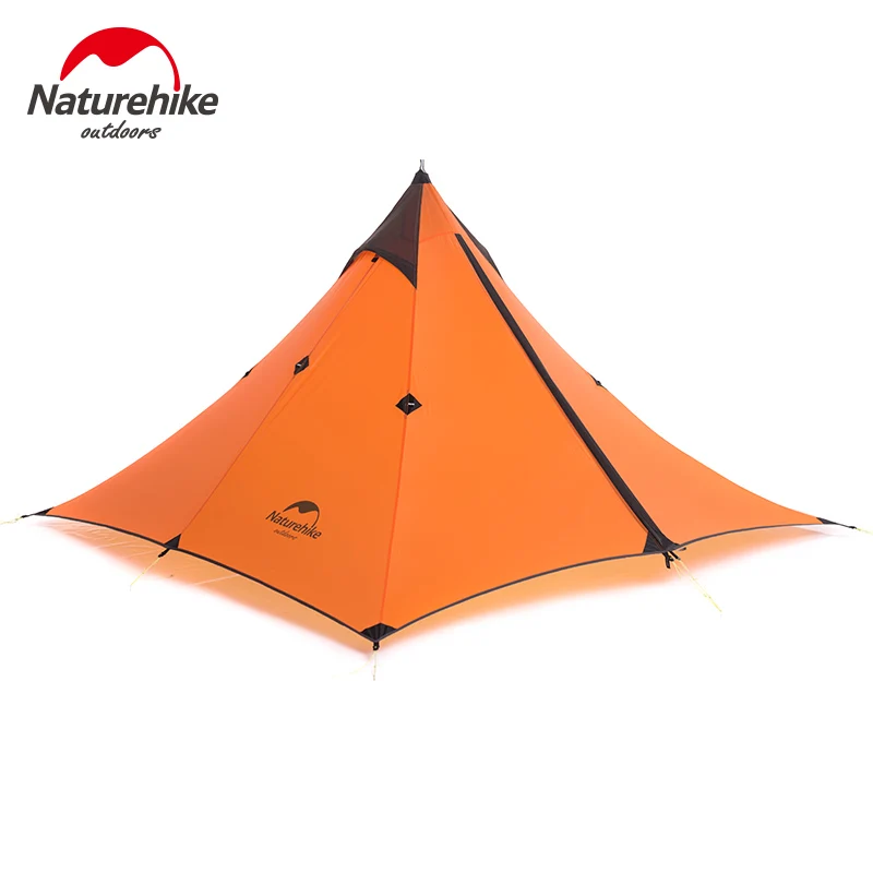 

Naturehike Tent Rodless 20D Silicone Nylon 1 Person Tent Oudoor Ultralight Spire Camping Tent Separable Shelter Tent
