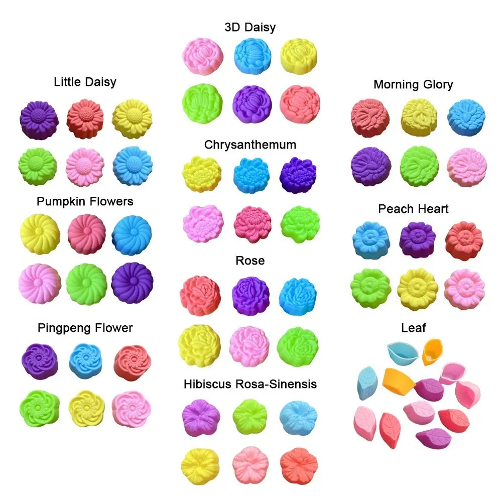 6 шт./набор силиконовые формы для мыла 5 см