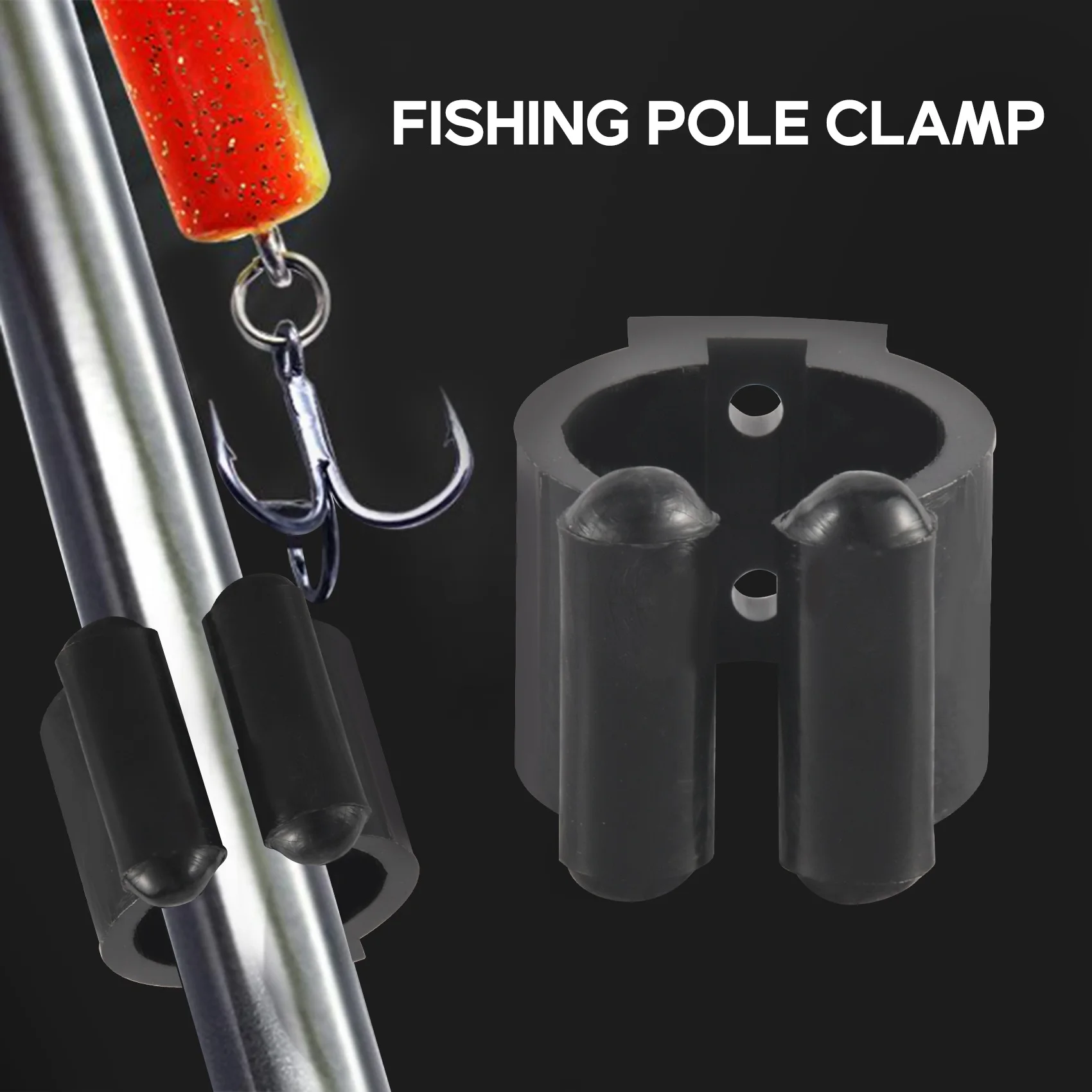 20 шт. обычных зажимов для хранения удочек стеллаж держателей 2 стиля и 10 каждого —