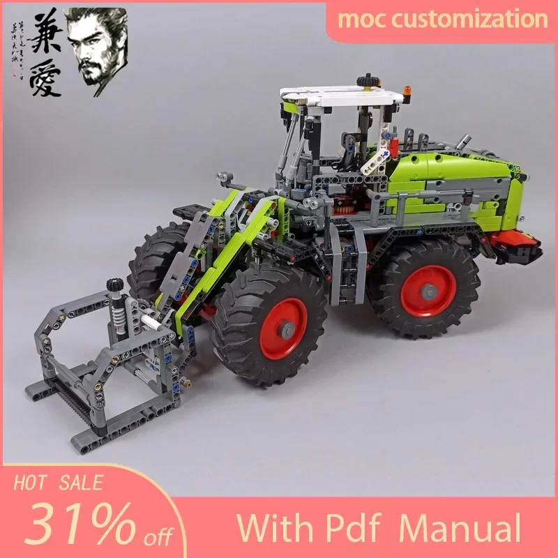 1580 шт. Moc City Engineering CLAAS Torion Loader трактор модель прицепа технология строительные