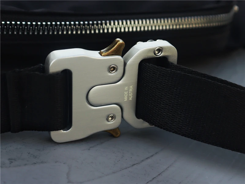 ALYX Bag Men Women 1:1 Black 1017 9SM Backpack Metal Buckles ALYX Bags