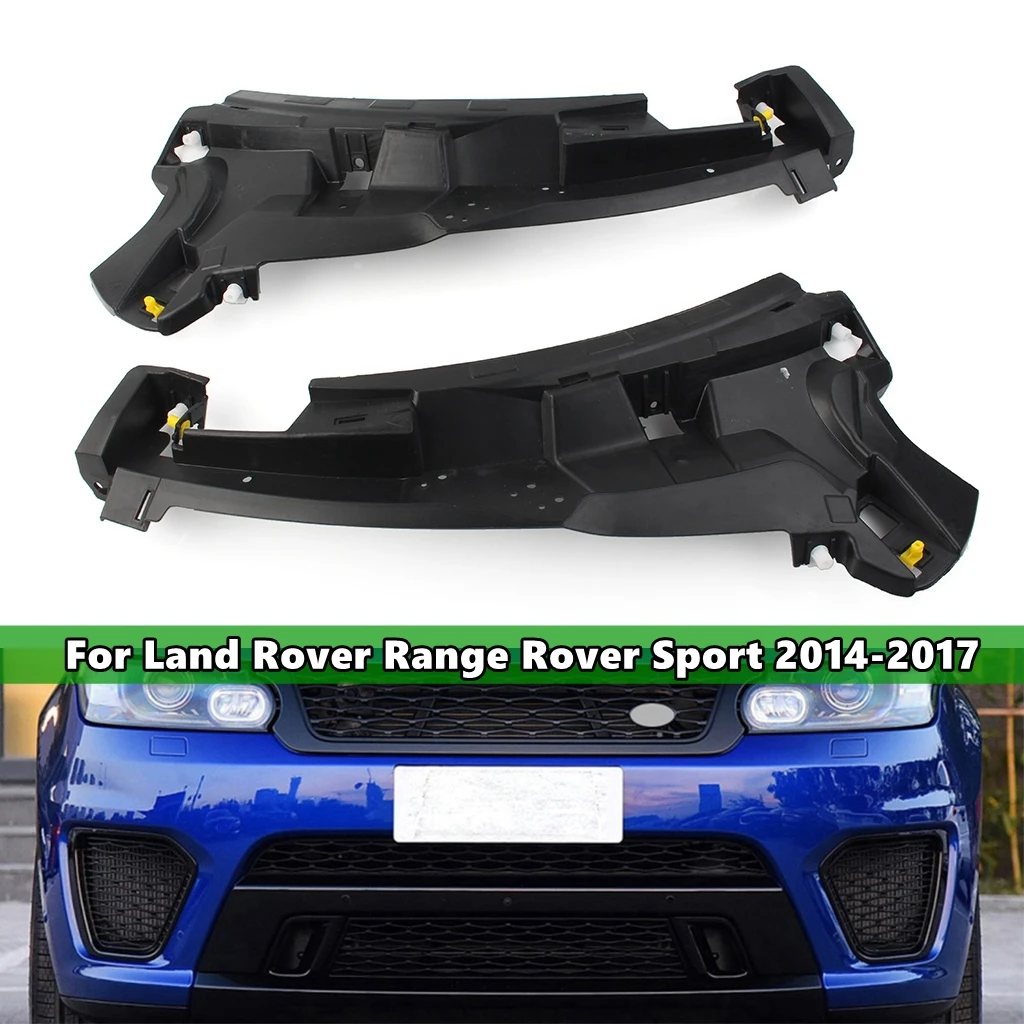 

1 шт. Черный Автомобильный кронштейн для крепления переднего бампера подходит для Land Rover Range Rover Sport 2014 2015 2106 2017