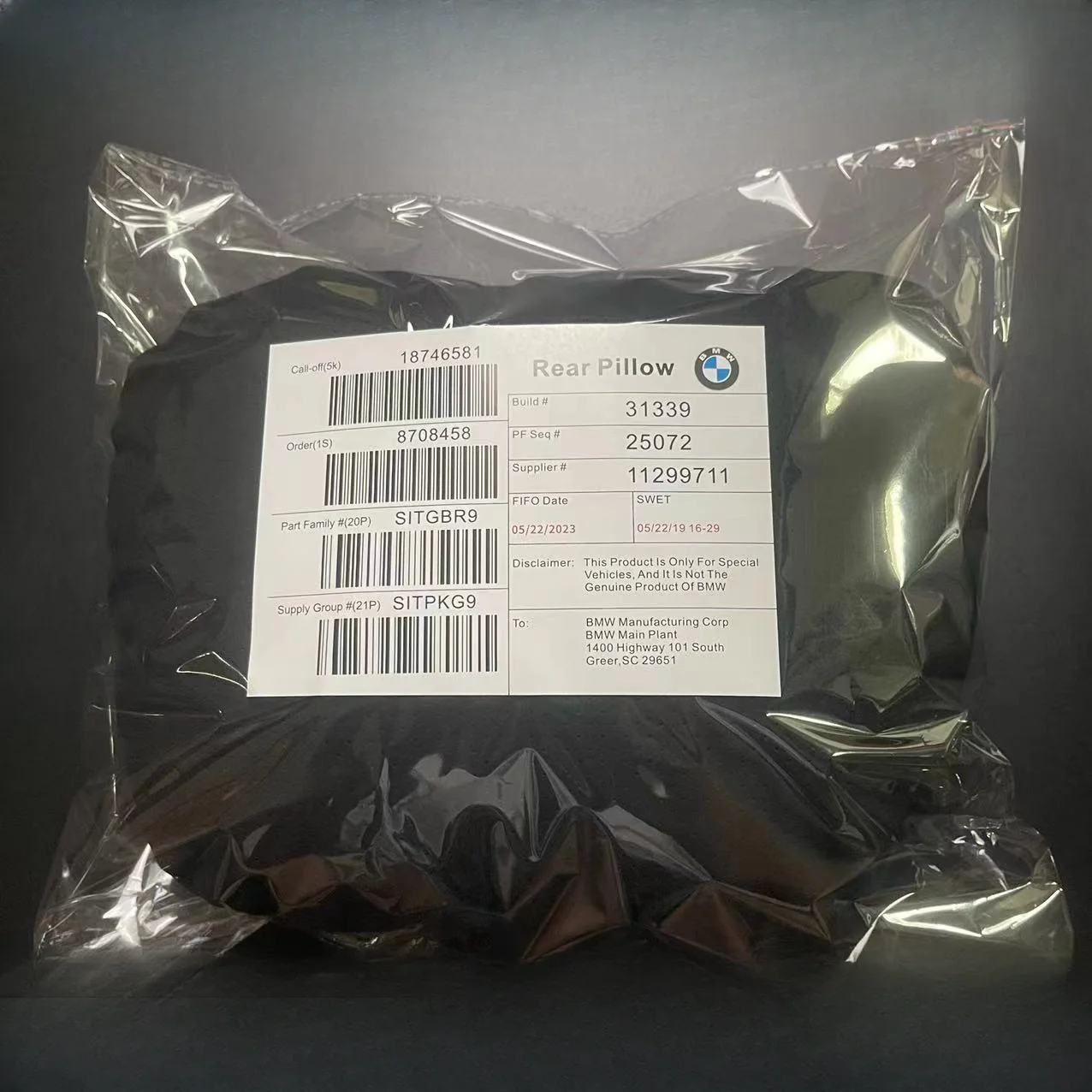 Подушка для шеи на подголовник автомобиля BMW, 1/3/серии X1X2X3X4X5X6, поясная подушка, товары для интерьера автомобиля