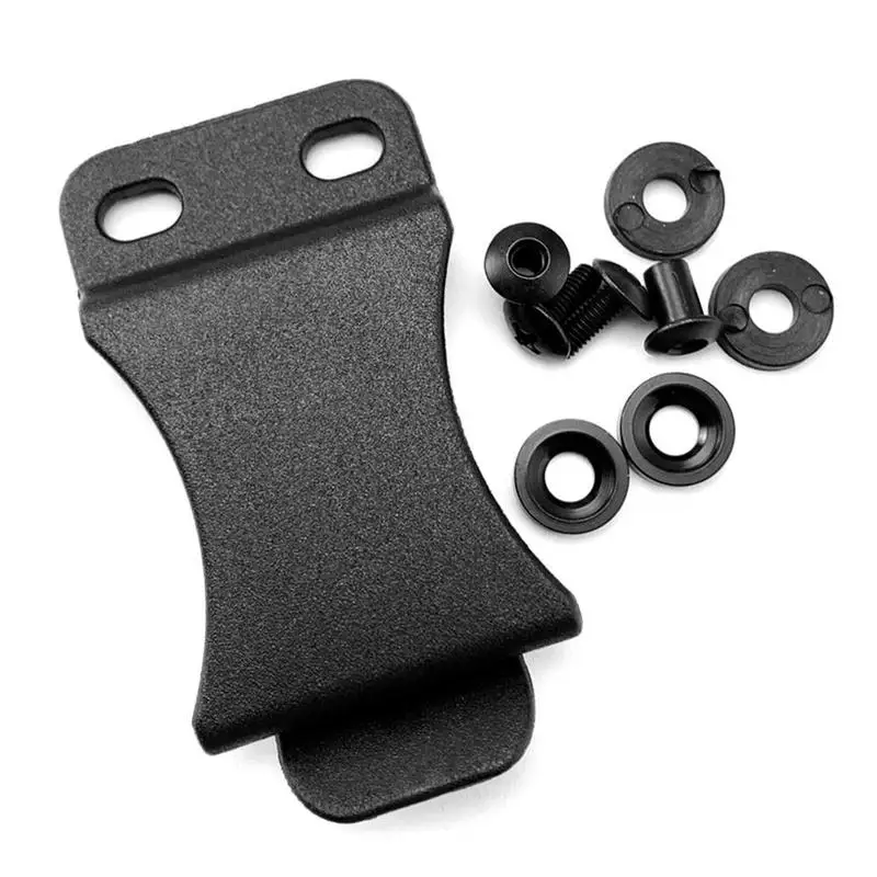 

Tactical K Sheath Holster Waist Clip Outdoor DIY Pocket Sheath Belt Clips With Screws Adjustment Fasten Knapsack Accessories