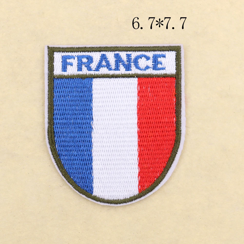 2 шт. вышитые патчи с французским флагом | Дом и сад
