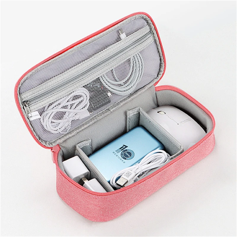 

Portable Cable Organizer Bag Travel Case Accessories Bag Digital Gadget Organizer Case Storage Bag For Charger Cables Hard Drive