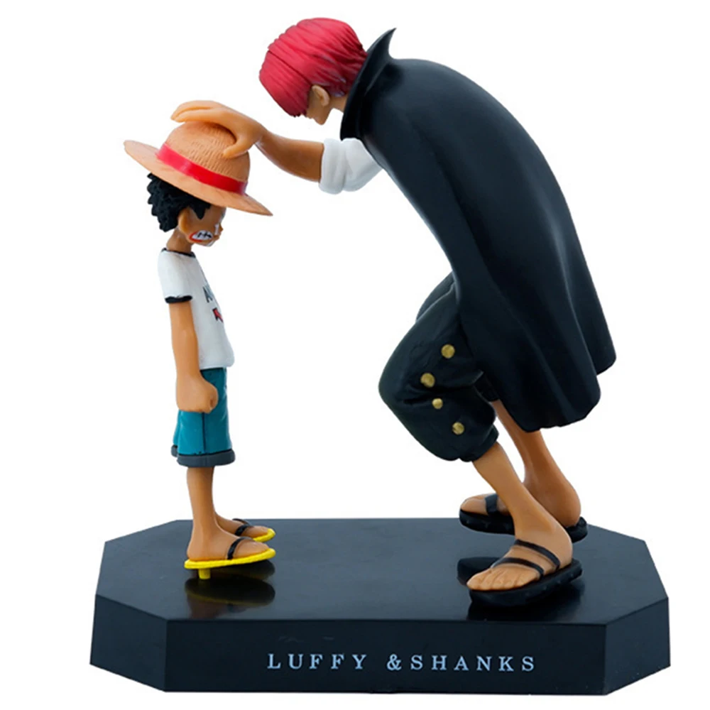 

Movable Model Toy Pirate Surrounding Animation Pvc Straw Hat Luffy Red Hair Shanks Statue Decoration Ornaments
