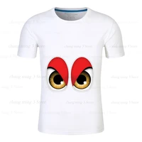 mens 100 cotton t shirt with creative eye picture cool short sleeves high quality top suitable for all men b 083