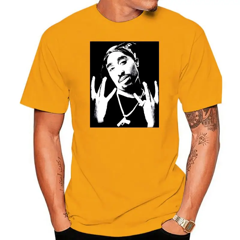 

2022 Summer Hot Sale Tee Shirt Hat and Beyond Hip Hop Legend Graphic T-Shirts Tupac SWAG Cotton T-shirt