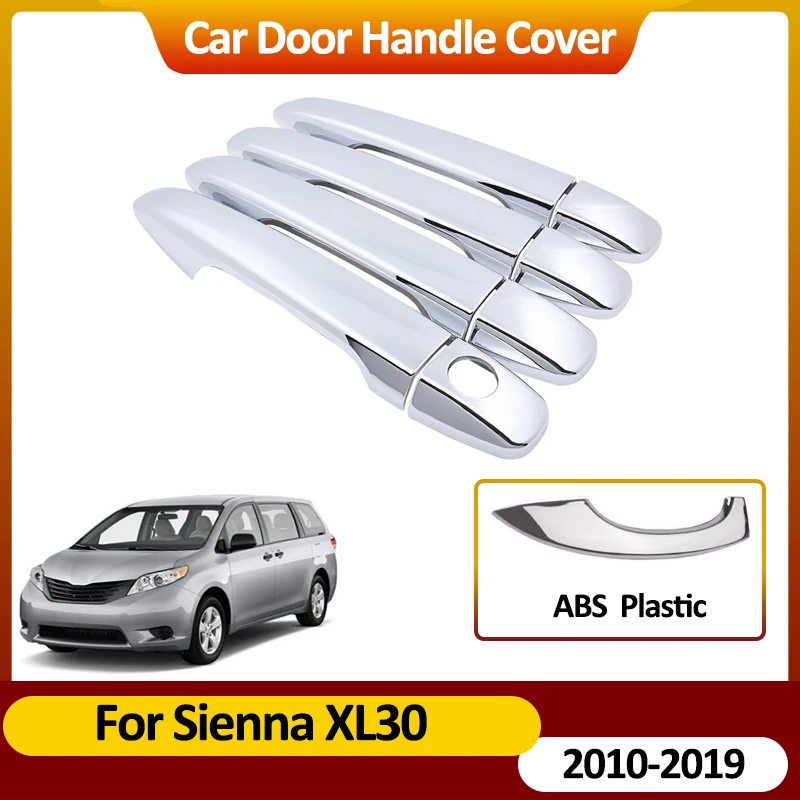 Для Toyota Sienna XL30 2010~2019 2018 2017 Наклейка на дверную ручку наружная защита от царапин