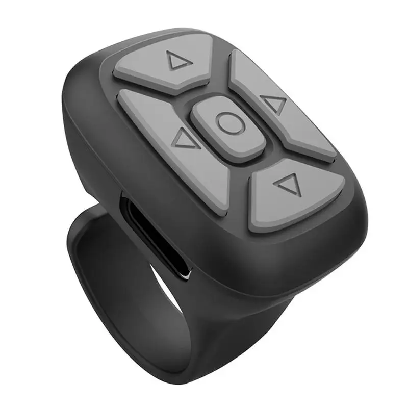 Remote Control Page Turner Wireless Remote For Camera Quick Charging Video Recording Remote Scrolling Rings For Phone IOS