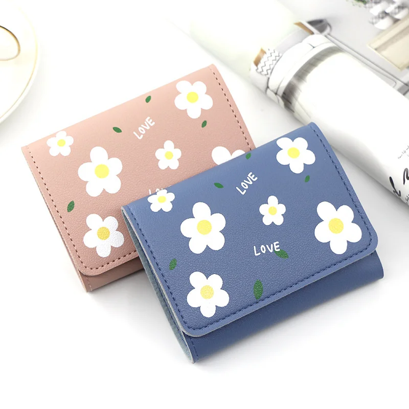 

Новая модная сумка для карт, женский кошелек, короткая маленькая сменная сумка с принтом