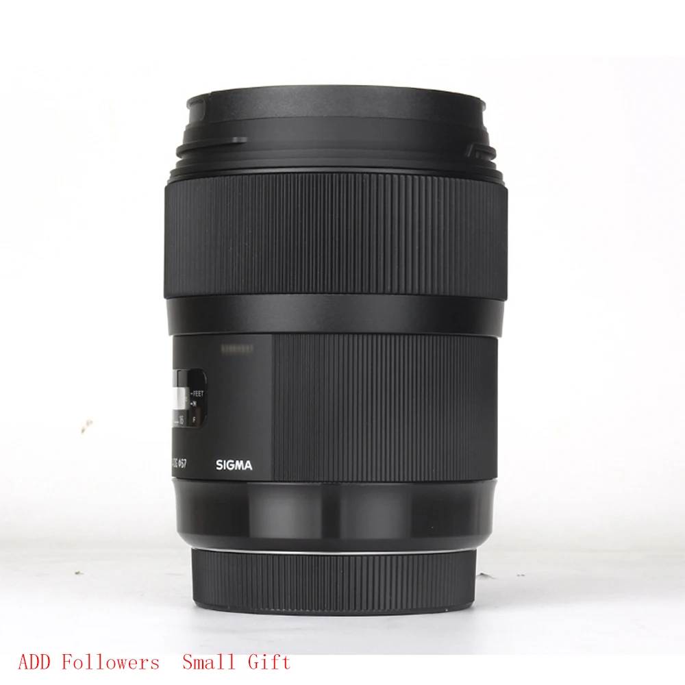 Объектив Sigma 35 мм F1.4 Art DG HSM для Canon DSLR-камер Sony E Mount Nikon черный |