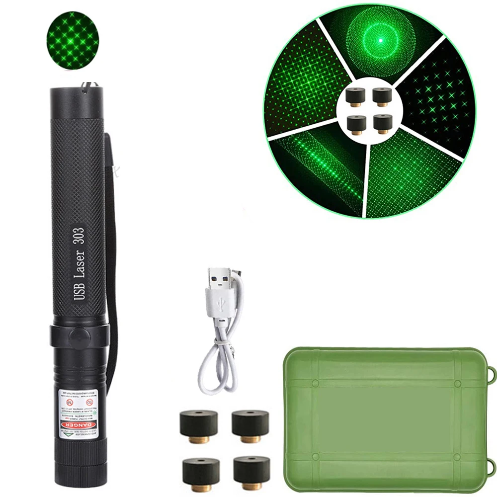 

Лазерная указка Usb Зеленая лазерная красная фиолетовая лазерная указка 10000 м 5 мВт регулируемая лазерная фокусировка ручка комбинация для о...