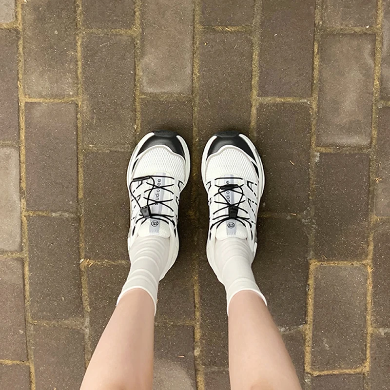 Осенняя женская обувь мужские дизайнерские белые кроссовки уличная Женская