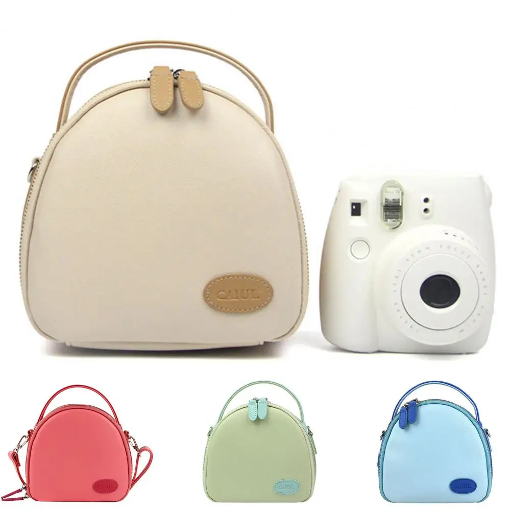 

Camera Storage Bag Shockproof Full Protection Faux Leather Portable Camera Storage Case Pouch Organizer For Mini 11/9/8