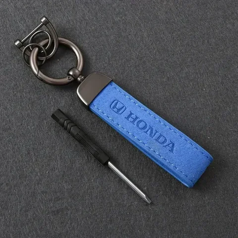 Замшевые брелоки с логотипом автомобиля, брелок-держатель, подвеска для Honda Accord Civic Vezel CRV Stream FIT Odyssey City Crosstour Jade Insight